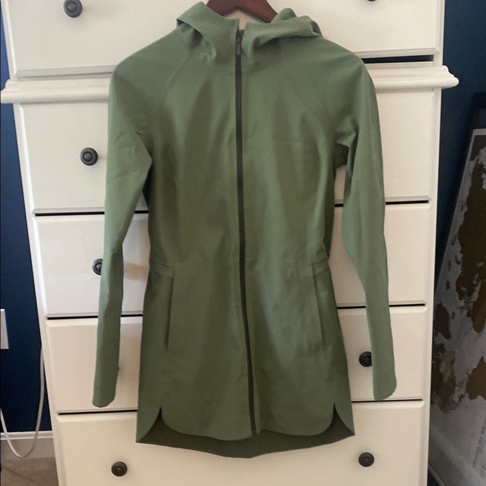 lululemon athletica Olive Green Hooded Utility Jacket